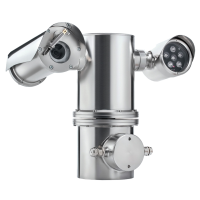  БЕРКУТ-ОПУ-Ex-Н-IP3 - видеокамера на опорно-поворотном устройстве с ИК-прожектором взрывозащищенная IP для систем видеонаблюдения 3.0 Мп