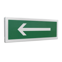 Оповещатель световой адресный С2000-ОСТ исп.07 с надписью "Стрелка влево" для систем безопасности