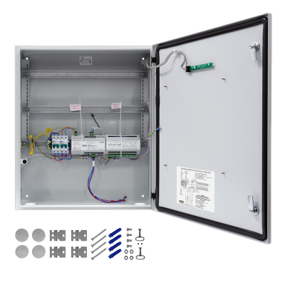 Шкаф с резервированным источником питания для монтажа средств пожарной автоматики ШПС-24 исп.20  для систем безопасности
