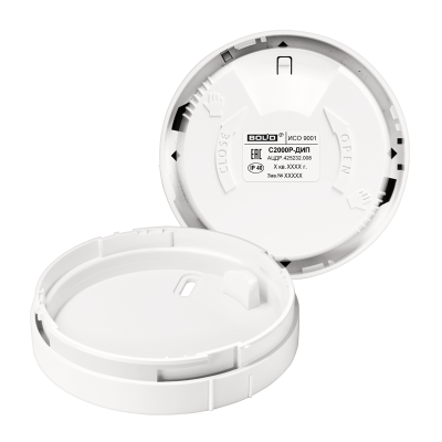 Извещатель пожарный точечный дымовой оптико-электронный адресно-аналоговый радиоканальный С2000Р-ДИП для систем безопасности