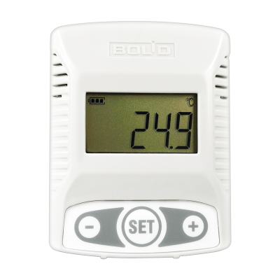 Датчик температуры и влажности адресный радиоканальный. Отображение на ЖКИ дисплее С2000Р-ВТИ для систем безопасности