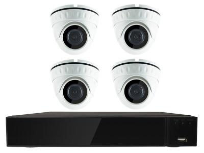 Комплект SPAHD-2D120IR-D4-H1 для видеонаблюдения камеры и видеорегистратор