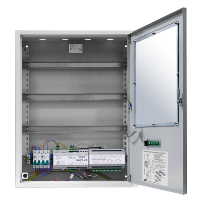 Шкаф для установки приборов системы "Орион" на DIN рейки ШПС-24 исп.11 для систем безопасности