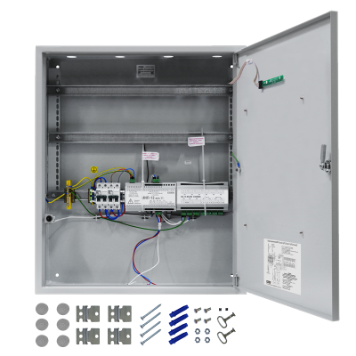Шкаф с резервированным источником питания для монтажа средств пожарной автоматики ШПС-12 исп.20  для систем безопасности