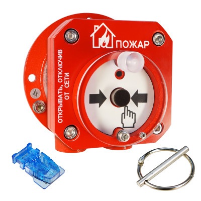 Извещатель пожарный ручной взрывозащищенный адресный С2000-Спектрон-512-Exd-Н-ИПР-В для систем безопасности