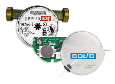 Счетчик воды "СВК-15-3-2-Б" для систем безопасности