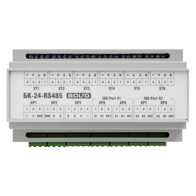 Блок коммутации БК-24-RS485-01 для систем безопасности