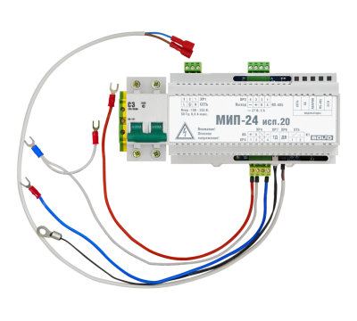 Модуль источника питания МИП-24 исп.20 для систем безопасности
