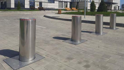 Электромеханический противотаранный боллард для системы контроля и управления доступом