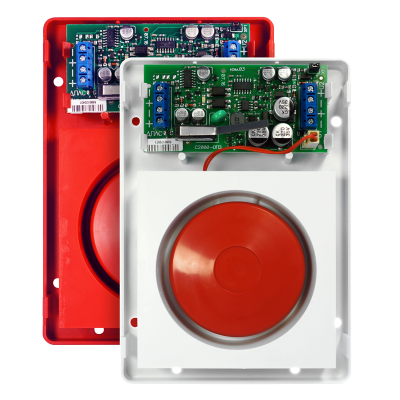 Оповещатель звуковой адресный С2000-ОПЗ (белый) для систем безопасности