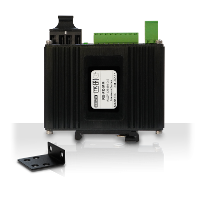 Преобразователь интерфейсов RS232/422/485 в оптику и обратно RS-FX-MM для систем безопасности