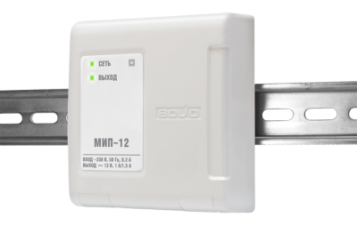 Модуль источника питания МИП-12 исп.02 (МИП-12-1/ПЗ), 12В, 1,5А для систем безопасности