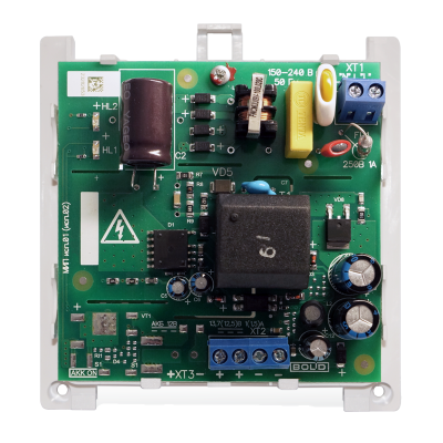 Модуль источника питания МИП-12 исп.02 (МИП-12-1/ПЗ), 12В, 1,5А для систем безопасности
