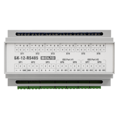 Блок коммутации БК-12-RS485-01 для систем безопасности