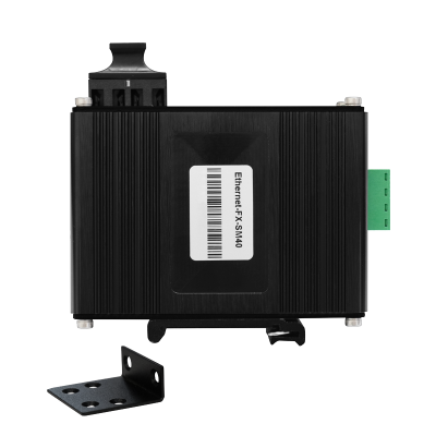 Преобразователь Ethernet 10/100 Мбит/с в оптику Ethernet-FX-SM40 для систем безопасности